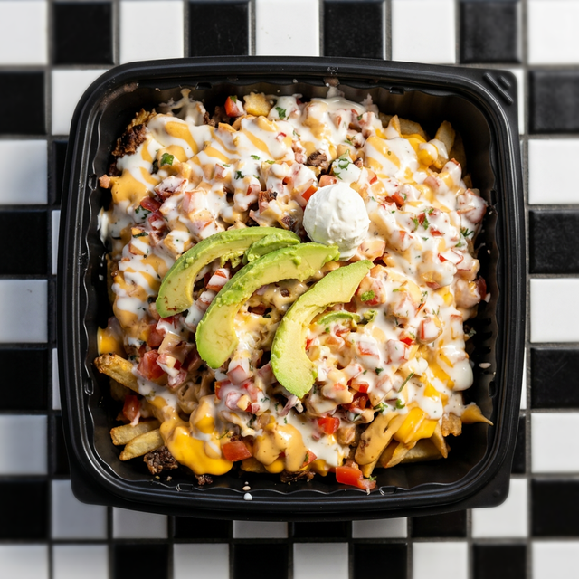 Loaded Fries Asada.